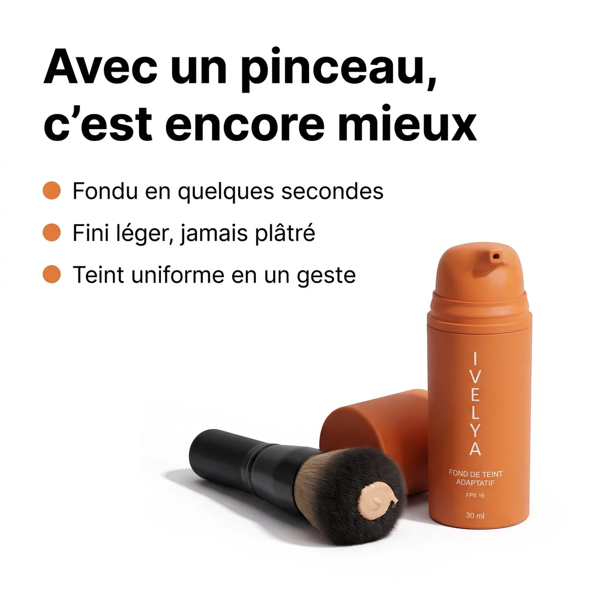 Avec un pinceau